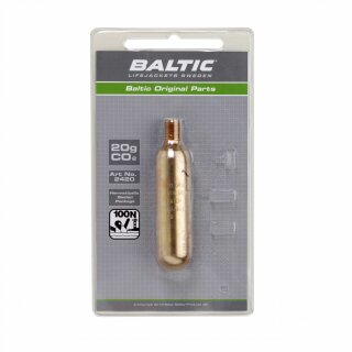 Baltic CO2 Zylinder 20g mit Sicherheitsclips
