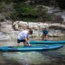 Jobe Stream Carbon 40 Sup Paddel Lindgrün Dreiteilig