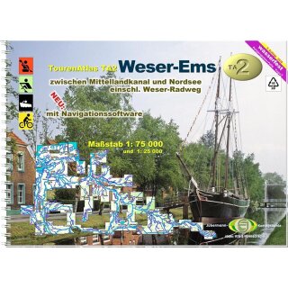 TourenAtlas TA2 Weser-Ems