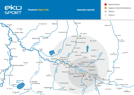 Karte Region Celle